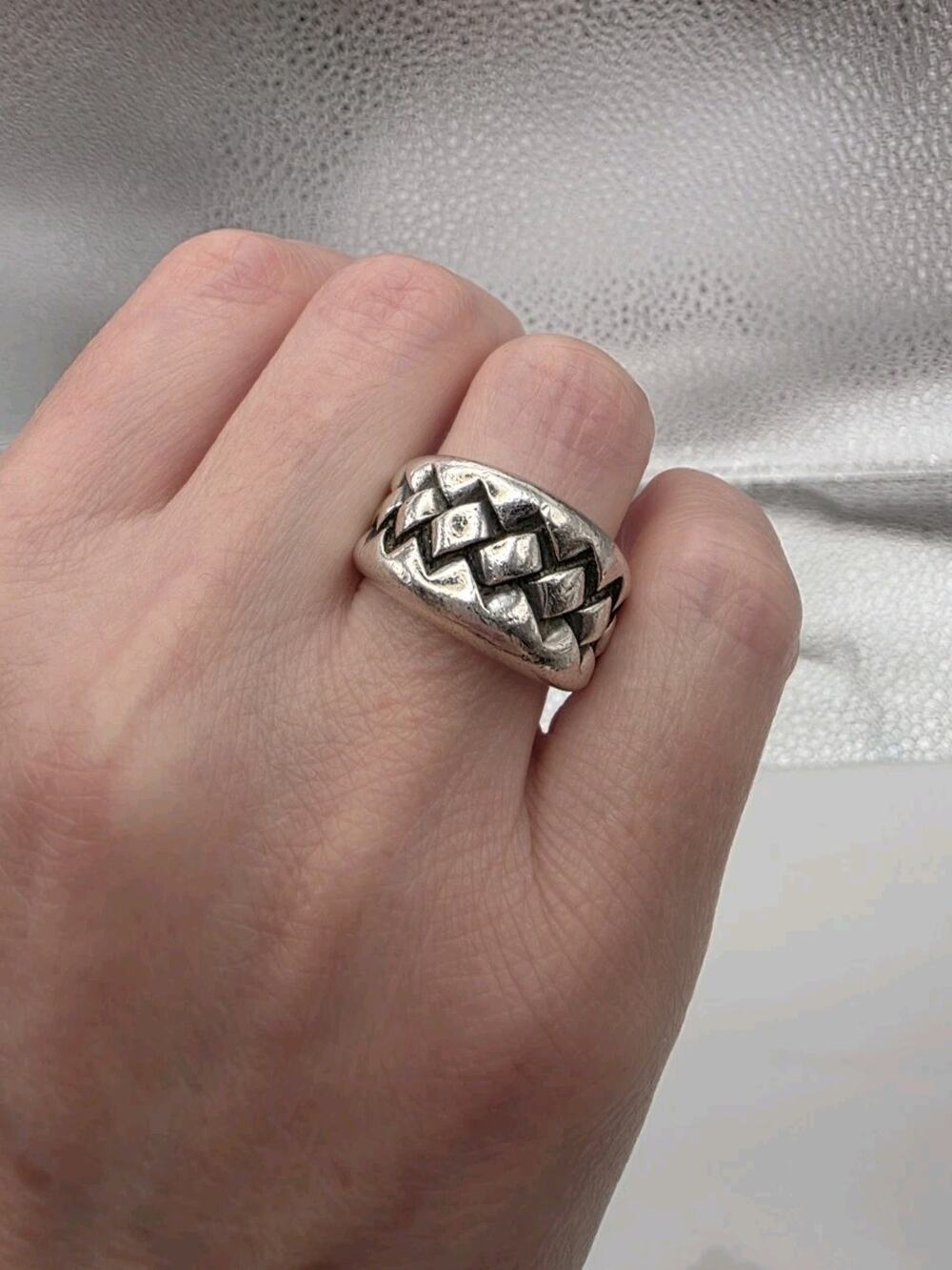 Scott Kay Basket Weave Ring Size 7